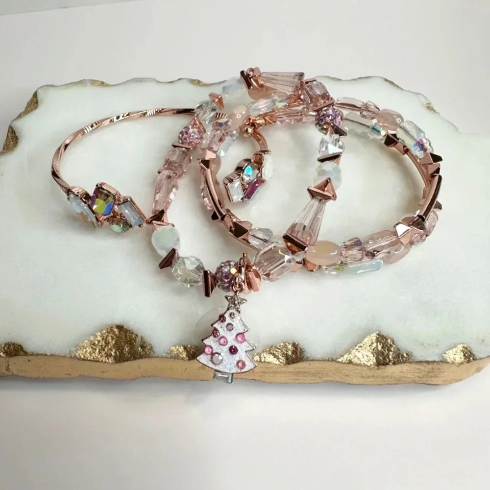 Bomb Party Holiday Stack 2023 I'm Dreaming of A Pink Christmas RBP6513 NWT